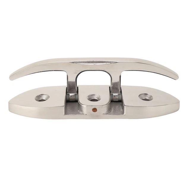 Embout Torique Argent Eggbutt – Acier Inoxydable, 4,5 Pouces, Neuf, BT-0089