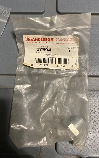 Anderson Products 37994 Threaded Adapter Mga-3 3/8-24