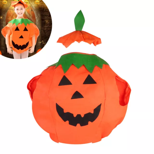 TINKSKY Funny Kids Children's Halloween Lantern Face Pumpkin Non-woven Costume