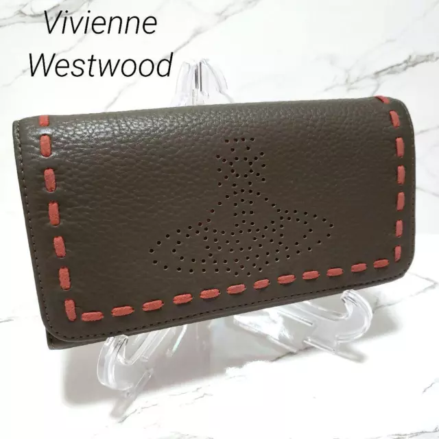VIVIENNE WESTWOOD ORB Punching Design Long Wallet Folding $180.00 ...