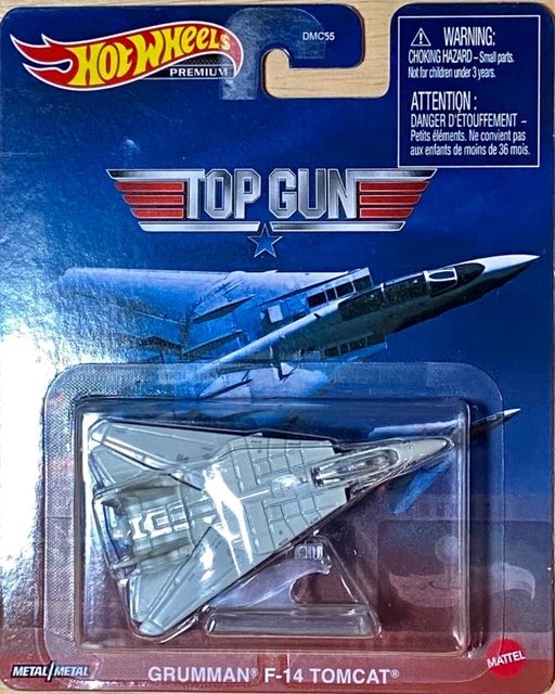 HOT WHEELS PREMIUM Maverick Top Gun Grumman F14 Tomcat Diecast Metal