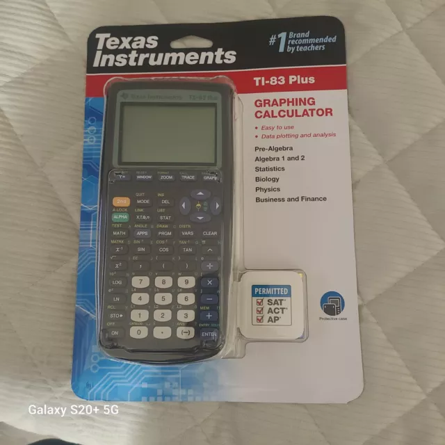 Texas Instruments TI-83 Plus Graphing Calculator - Black (83PL/TBL/1L1/A)