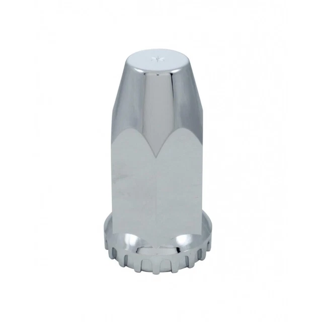 Chrome Plastic 33Mm 4" Tall Thread-On Nut Cover