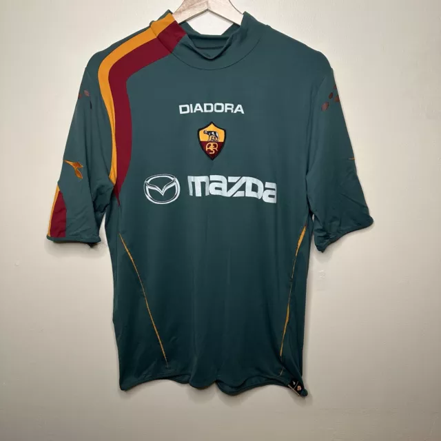 Diadora AS Roma 2004-05 fourth football shirt jersey size XL