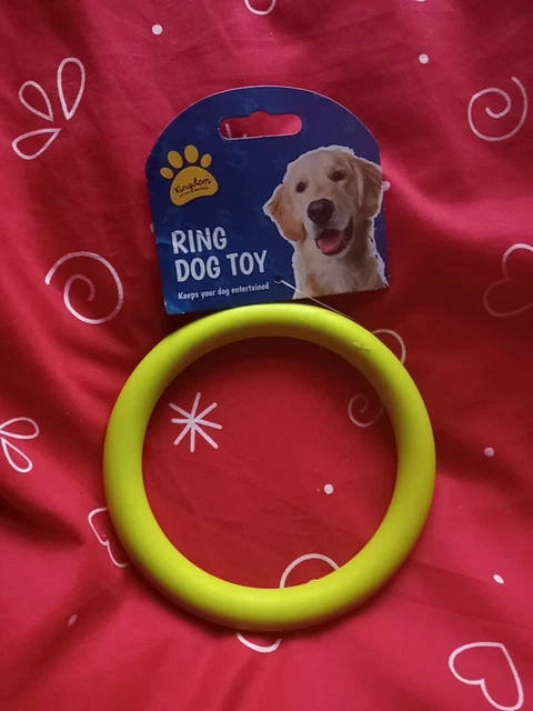 DOG TOY RUBBER RING Tough Ring Natural Rubber x1