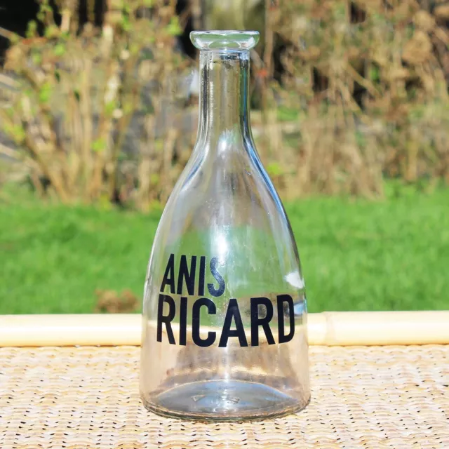 Petite carafe publicitaire de bistrot vintage Anis Ricard 50 cl