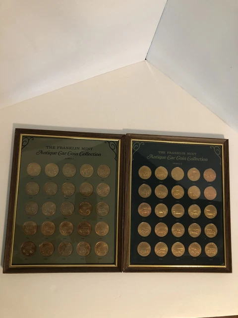 FRANKLIN MINT ANTIQUE Car Coin Collection Series 1&2 $30.00 - PicClick