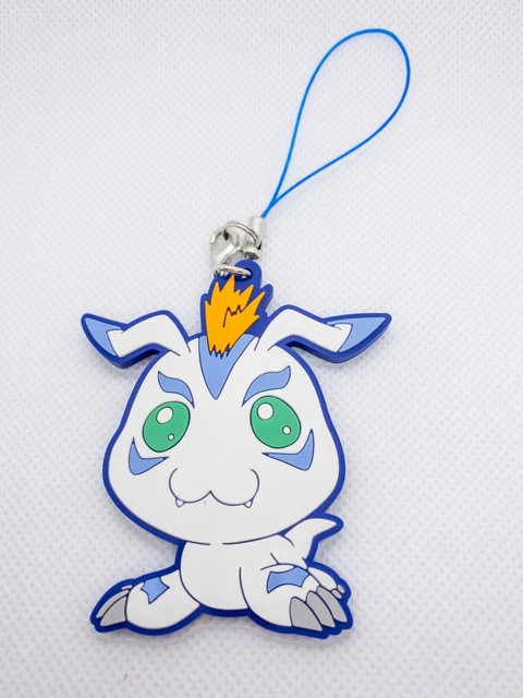 Digimon Portachiavi Cell Phone Strap Gomamon 7 Cm In Gomma Anime Manga