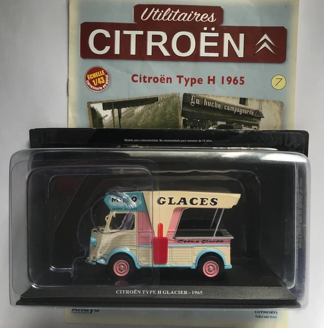 Camion Citroën Type H 1948 – Modèle Réduit Altaya échelle 1:43, Métal, état Occasion