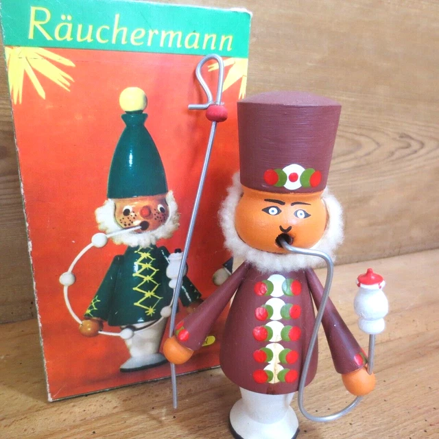 Räuchermann Hirte Schäfer echt Erzgebirge Vero OVP DDR Handwerkskunst Olbernhau
