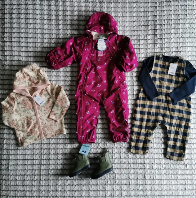 Nuovo pacchetto vestiti per bambine JoJo Mama Bebe NEXT 12-18/18-24 mesi
