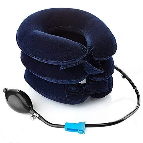 Cervical Cou Traction Appareil FDA Enregistrée ✮ Gonflable & Cou Réglable Paire