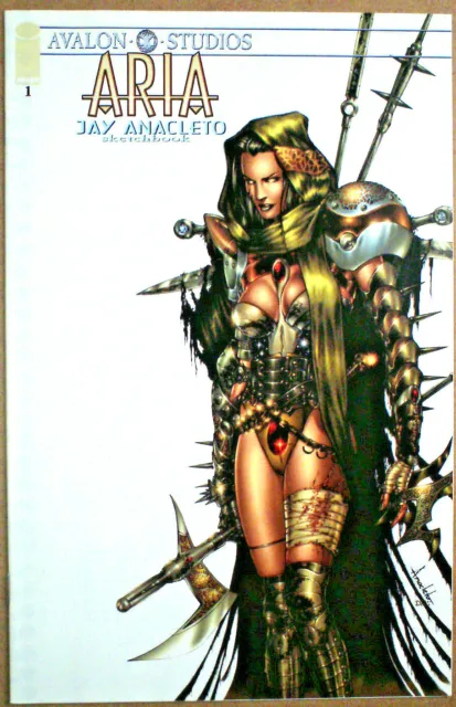 ARIA : ANACLETO SKETCHBOOK #1 ( Premium Variant) 1999 Avalon Image comics NM+