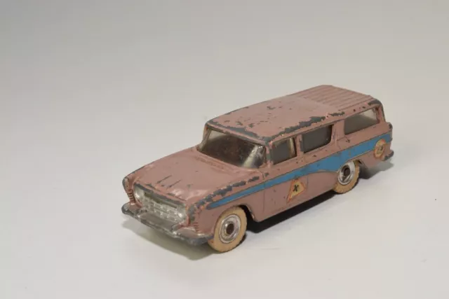 A70 1:43 Dinky Toys 173 Nash Rambler Wagon Pink Blue Excellent Condition