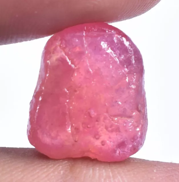 20.50CT Untreated FACET Burma Red Ruby Rare 100% Natural Rough Certified