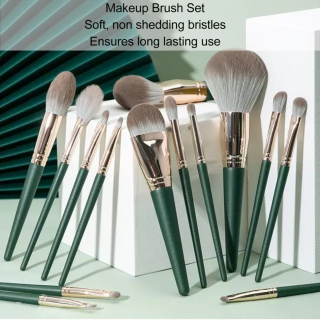 Jessup Makeup Brushes 14Pcs Set Soft Bristles Durable Metal Handles Perfect|