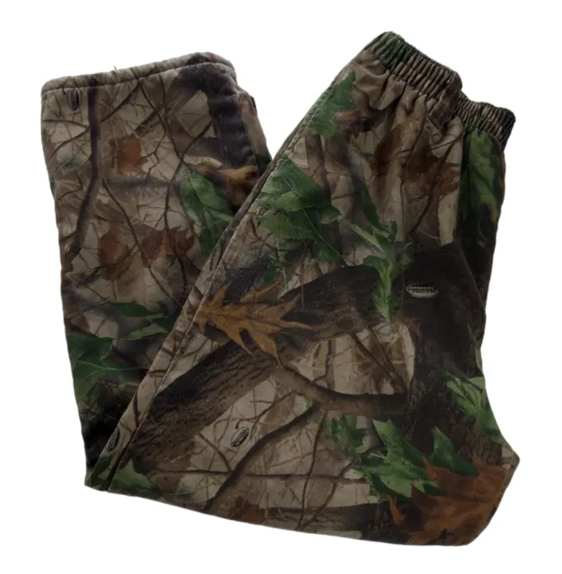 Scent Lok Mens XL Hunting Pants Real Tree Hardwoods Camo 34 X 30 Elastic Waist