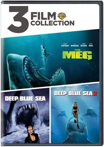 Étui Eco Amaray The Meg/Deep Blue Sea/Deep Blue Sea 2 [Nouveau DVD]