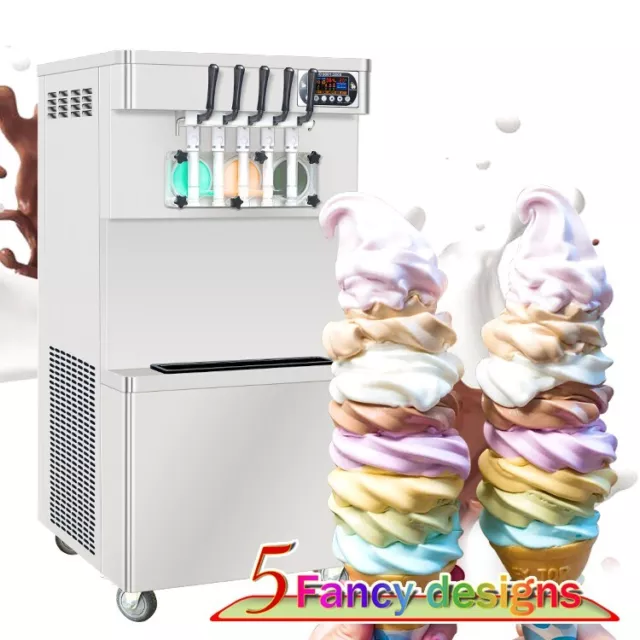 Kolice Commercial 5 flavors soft ice cream maker Soft serve ice cream machine