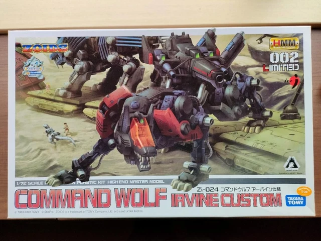 KOTOBUKIYA ZOIDS HMM 002 Zi-024 COMMAND WOLF IRVINE CUSTOM 1/72 Model ...