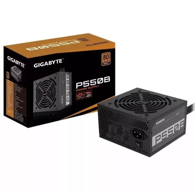 GIGABYTE P550B | 550W Alimentation Électrique PC PSU 80 PLUS Bronze 2x PCIe 8pin