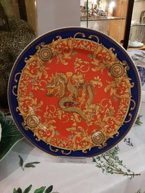 Rosenthal Versace "The Legend Of The Dragon" Piatto 30 Cm.