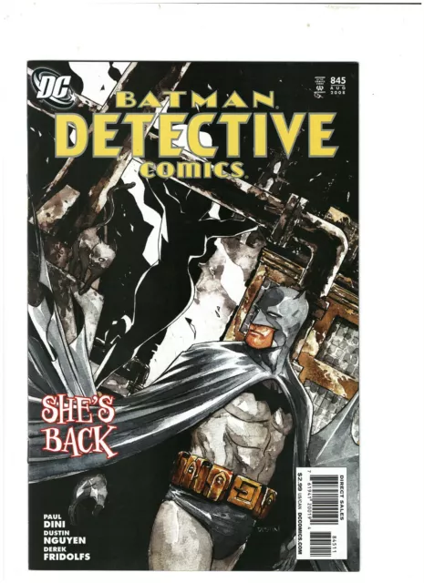 Detective Comics #845 DC Comics Batman 2008 Catwoman & Riddler NM- 9.2
