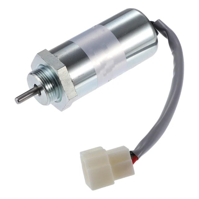 Valvola Solenoide Per Spegnimento Carburante, In Lega Di Alluminio, 12V DC, Compatibile Con Scavatore SA-4561-T