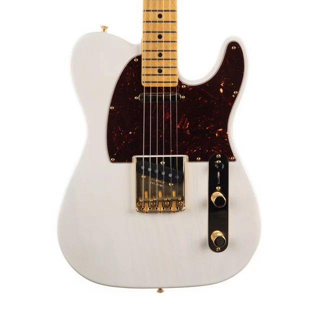 Utilisé Fender Édition Limitée Sélectionner Light Ash TELECASTER Blanc Blond