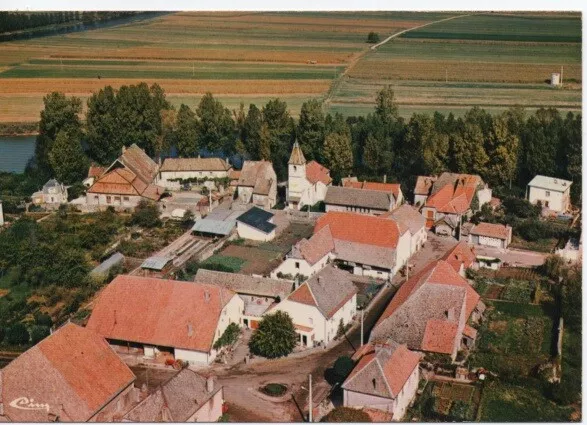 carte postale CHALEZEULE  (Doubs)  vue panoramique aérienne