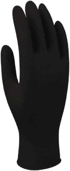 100 Pack SHOWA 6112PFXS Disposable Gloves, Size X-Small, 4 mil, Nitrile-Coated