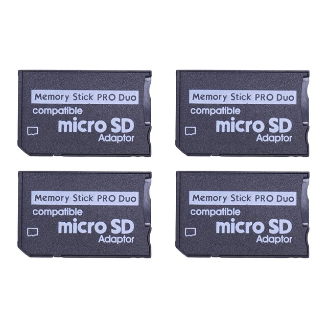 4X Recordatorio Pro Duo Tf Adaptador Lector de tarjetas SDHC para & Series H3Z5