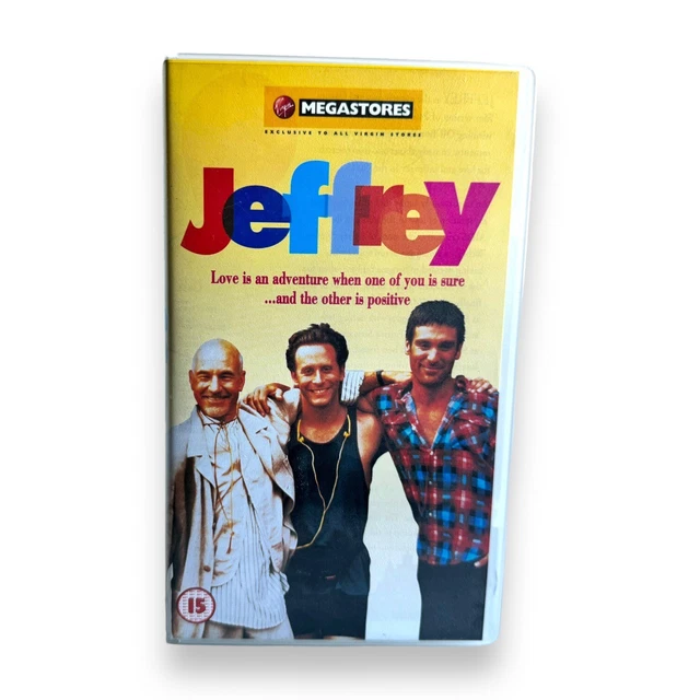 JEFFREY VHS TAPE video 2000 Patrick Stewart Sigourney Weaver LGBT