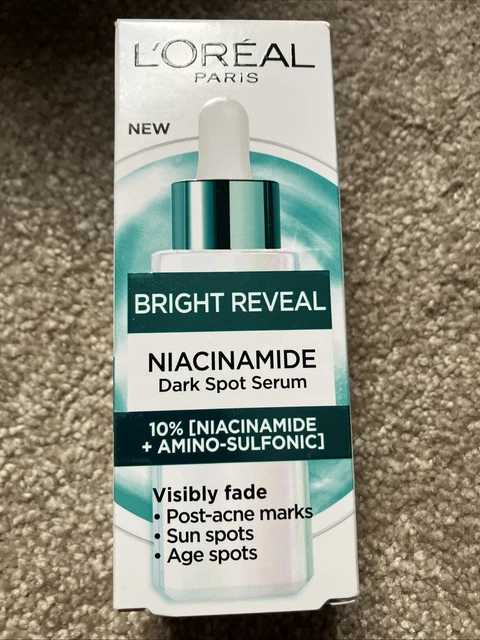 L'ORÉAL PARIS BRIGHT Reveal Niacinamide Dark Spot Serum 30ml £11.11 ...