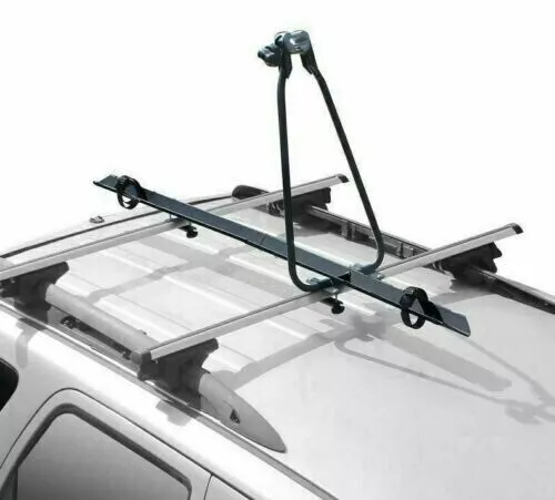 Steel Cycle Carrier Roof Mounted Bike Bicycle Car Rack Holder Lockable