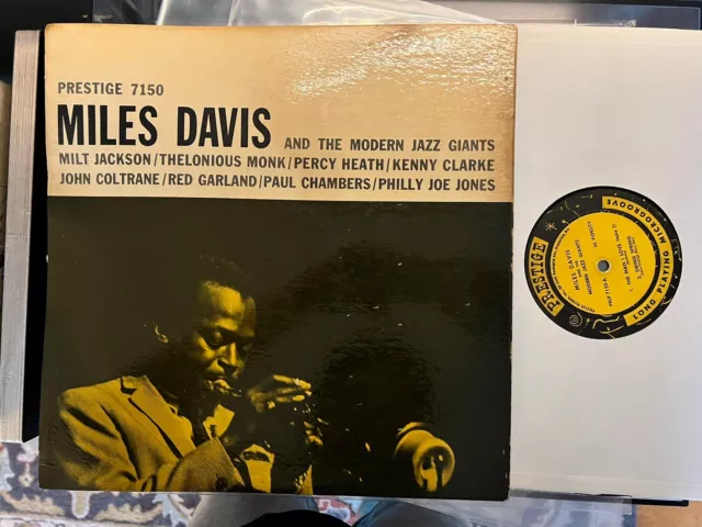 Miles Davis -- The Modern Jazz Giants 1959 Og Mono Comp (Prestige) Vinyl Rvg