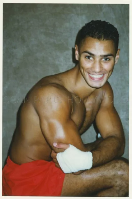 James A. Fox Boxe Boxing 1997 Vintage Photo Original #5 Serie #2 Gay Interest