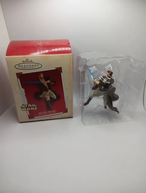 Hallmark Keepsake 2002 Obi-Wan Kenobi Star Wars: Attack of the Clones- C