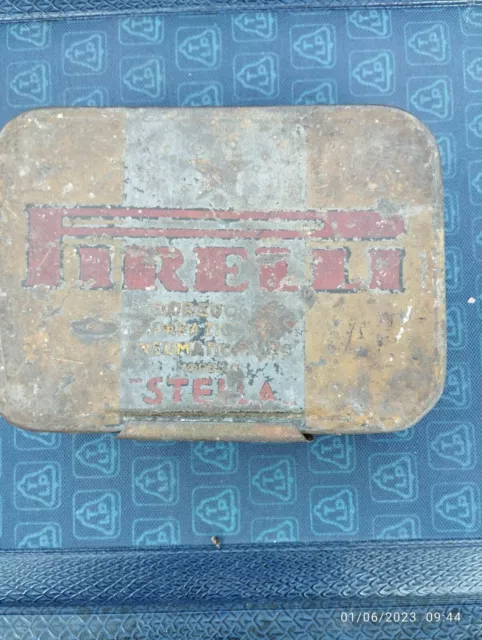 Pirelli Scatola Vintage Pirelli Stella riparazione pneumatici automobile 2