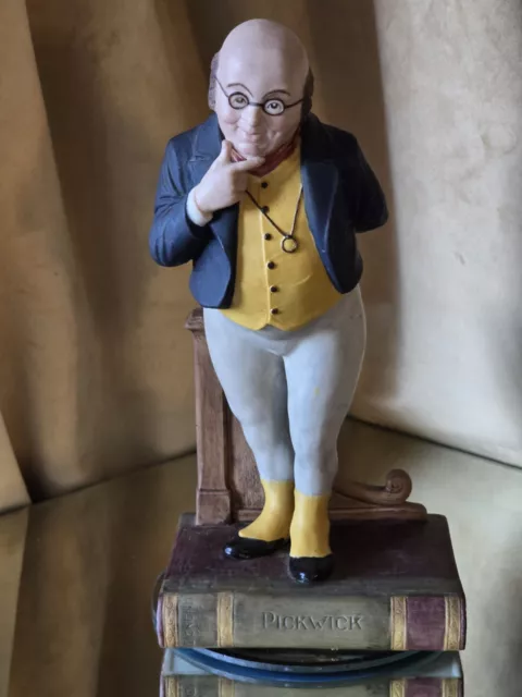 Aynsley Charles Dickens Series Mr Pickwick 9 1/2 Inches Tall Figure Boxed