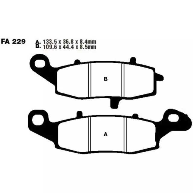 Bremsbeläge Bremsklotz Standard EBC vorne Bremse Motorradbremse Bremssteine  102