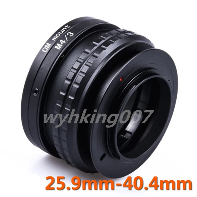 OLYMPUS OM LENS To Micro 4/3 M4/3 Adjustable Macro Focus Helicoid Tube