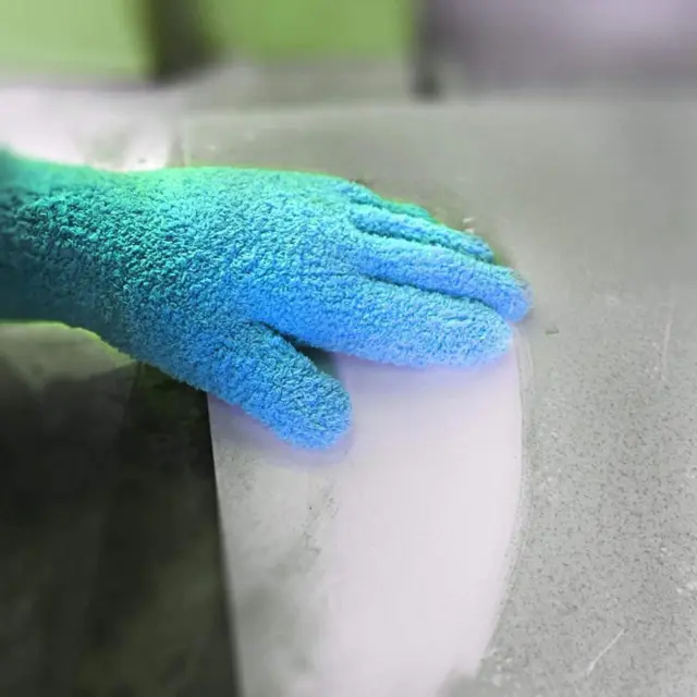 1 par de guantes de limpieza de polvo de microfibra mitt persianas para automóvil removedor de ventanas U4C7