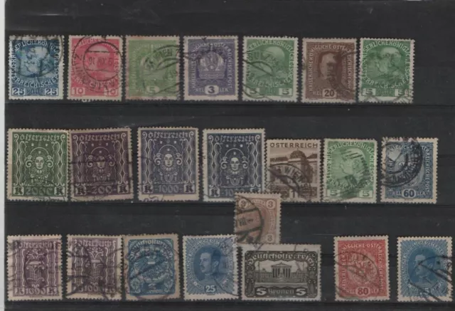 22 x Alt Österreich sehr schönes Lot (c25)
