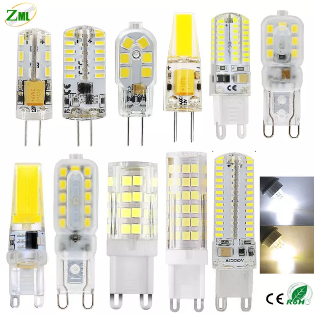 G4 G9 LED Light Bulb 3W 5W 7W 8 9W 10W COB Dimmable Capsule Lamp Replace Halogen