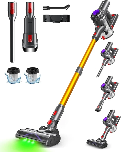 Aspirateur balai Laresar V7 - Portable - 500Watt - 50000Pa - Écran tactile - 3 en 1