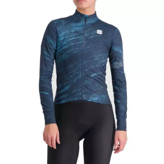 Maglia Sportful CLIFF SUPERGIARA W THERMAL Donna Manica Lunga - Colore Blu