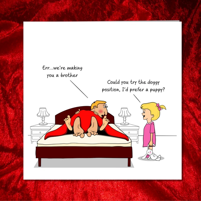 RED OCEAN Lustige Geburtstagskarte – Für Mutter, Vater, Freundin, Katze Etc., Aus PVC, 100 X 100 Mm