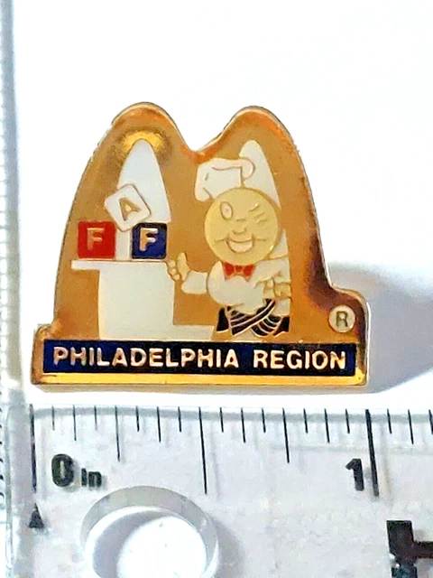 McDonald's GOLDEN ARCHES PHILADELPHIA REGION FAF Lapel Pin (041123)