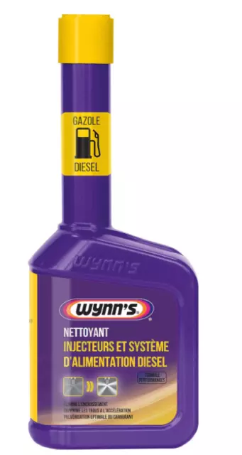 Wynn's Nettoyant Additif Injecteur Diesel Elimine Impureté Compatibilité 325ml